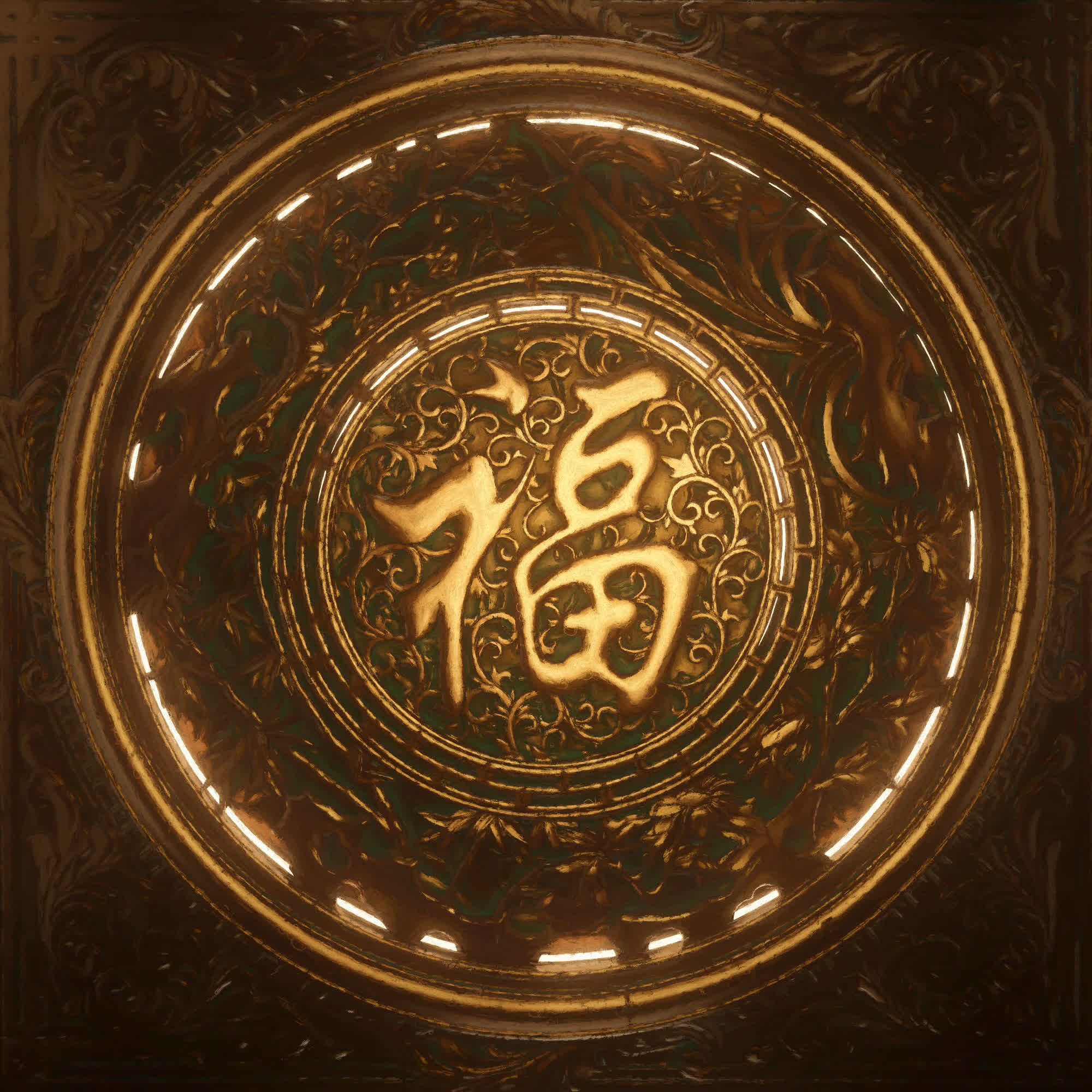 İyi Şans — a Chinese good-fortune relief rebuilt in 3D